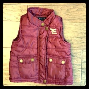 6-9 month girls Calvin Klein Jeans vest